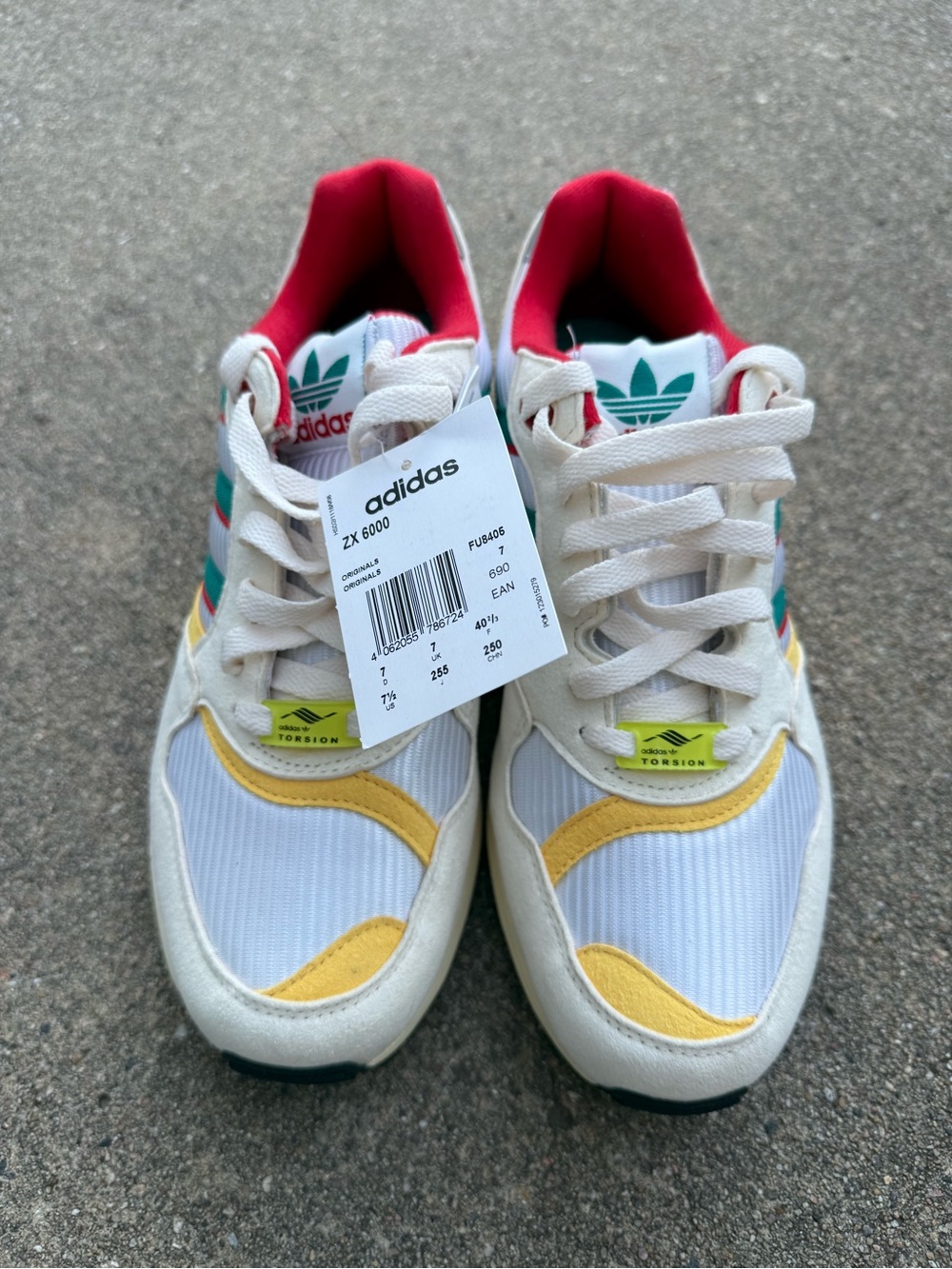adidas ZX 6000 Sneakers 30th Anniversary adidas originals US 7.5